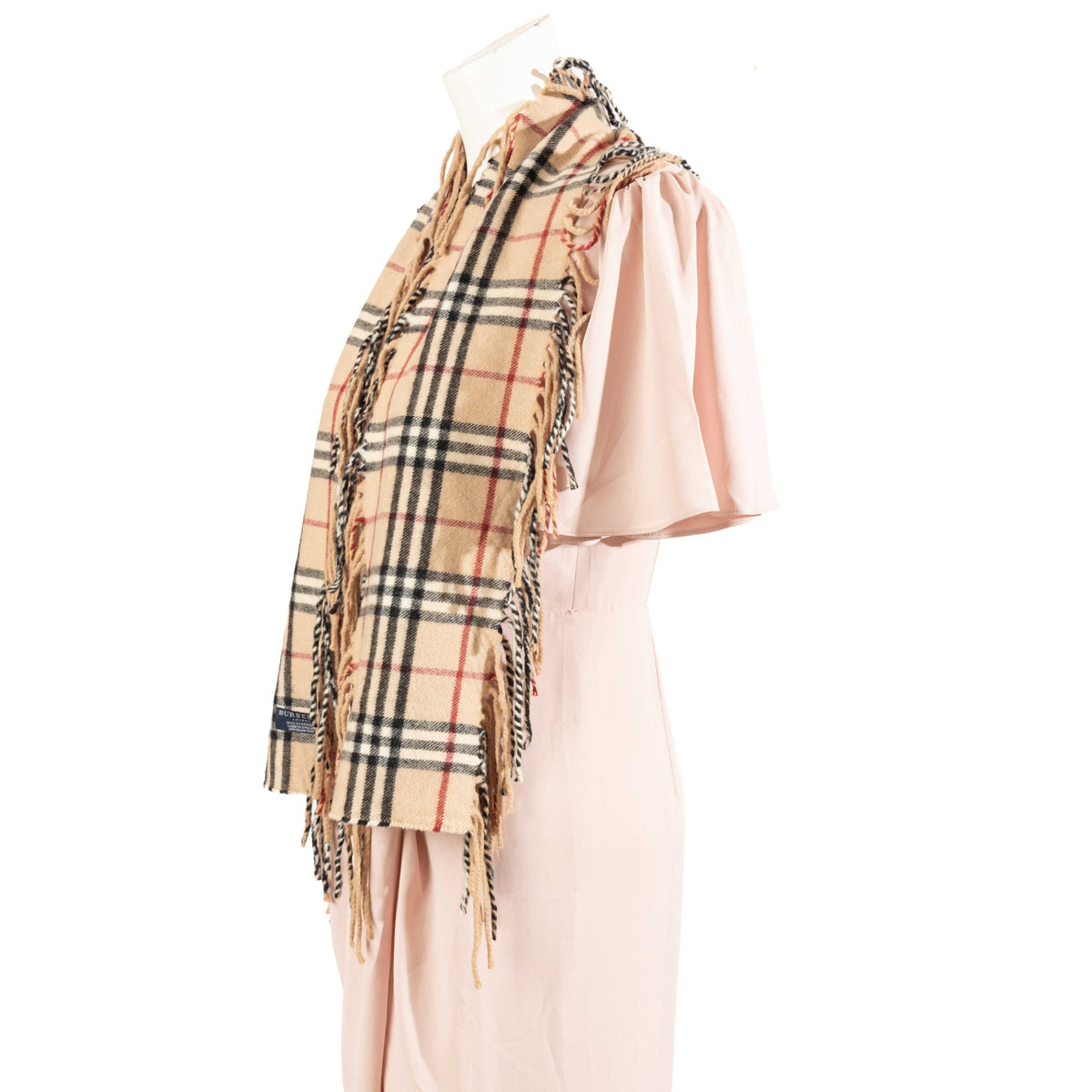 Burberry Classic Nova Check Fringe Scarf