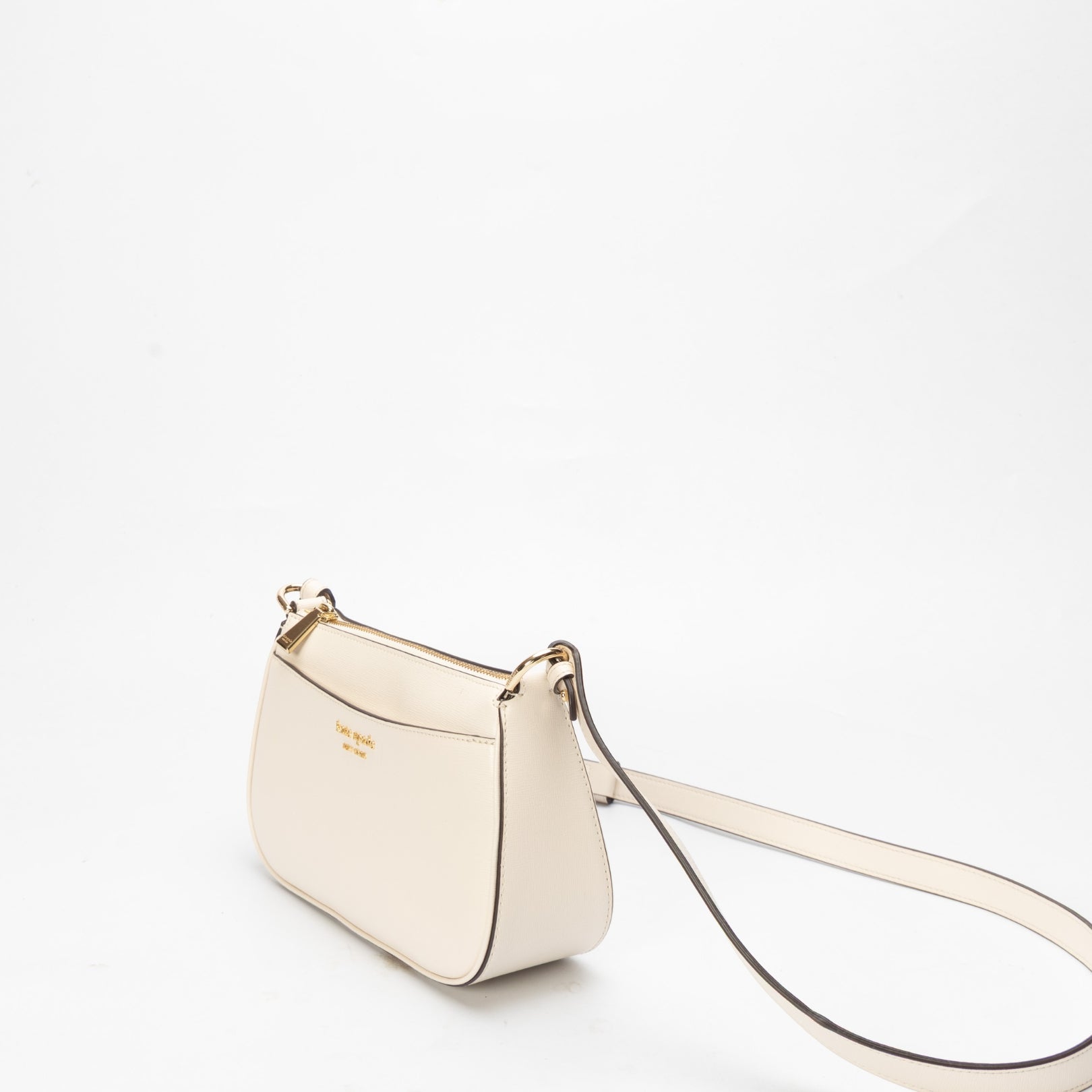 Kate Spade White Bleecker Small Crossbody Bag
