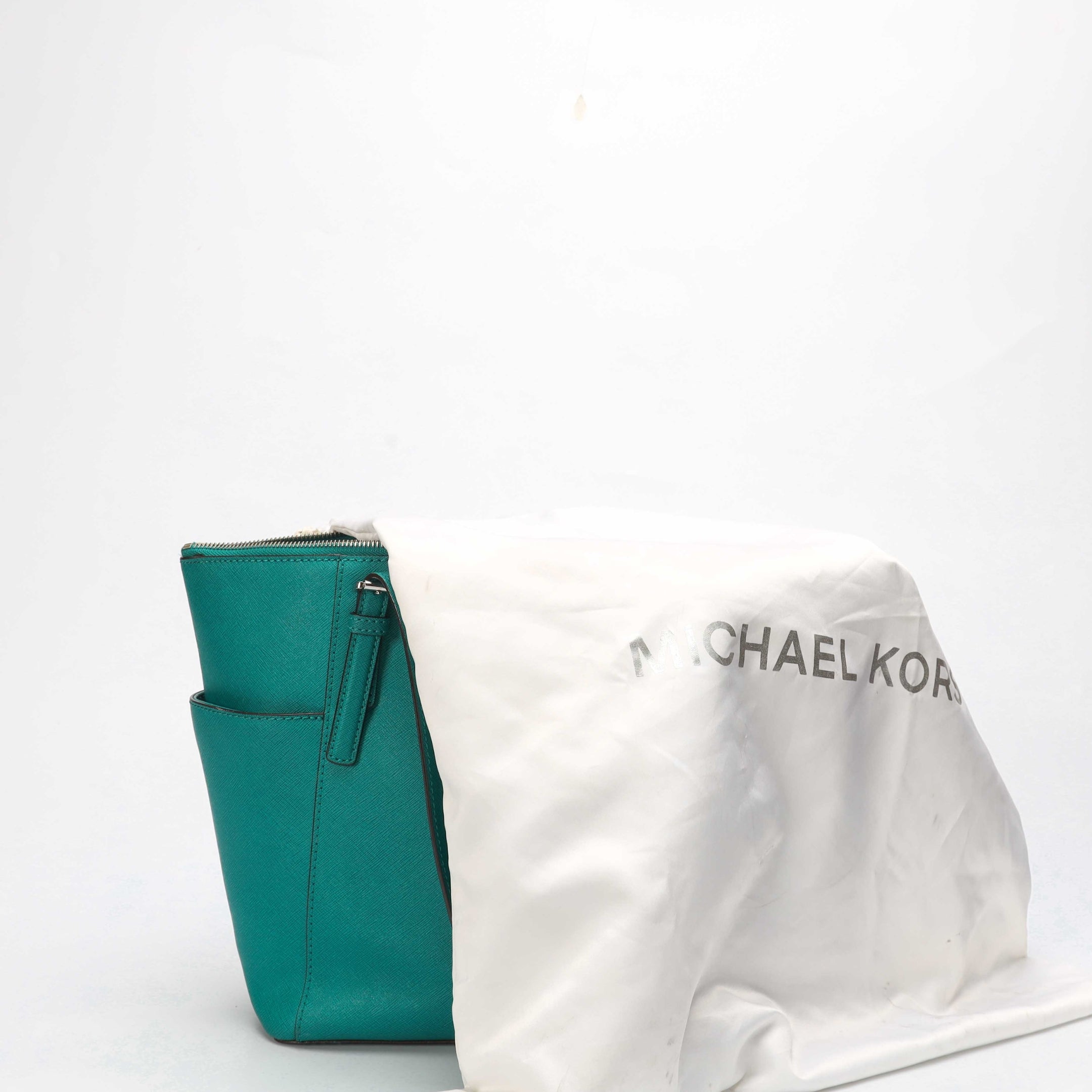 Michael Kors Charlotte Teal Tote