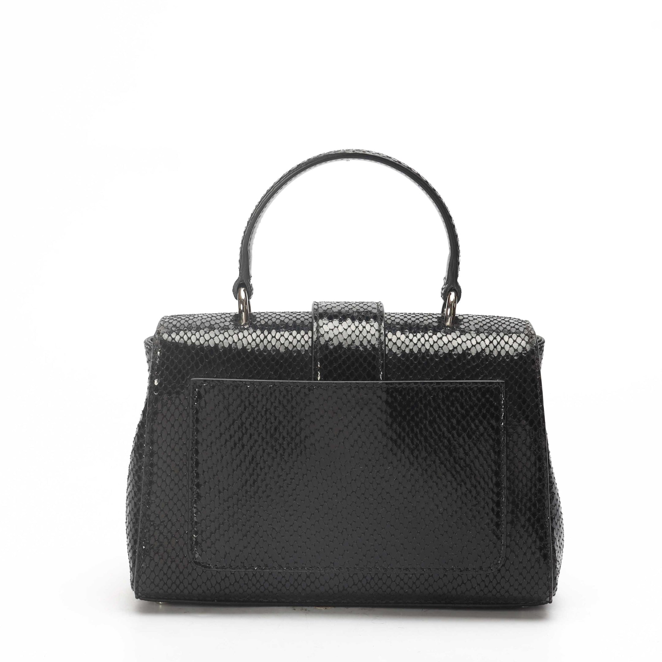 Jimmy Choo Black Cheri Crystals Satchel Crossbody Bag