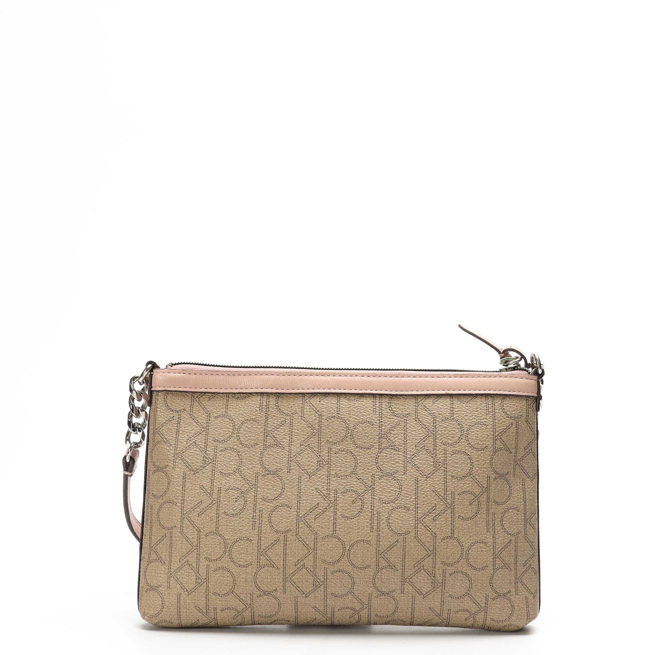 Calvin Klein Printed Structured Pochette Bag