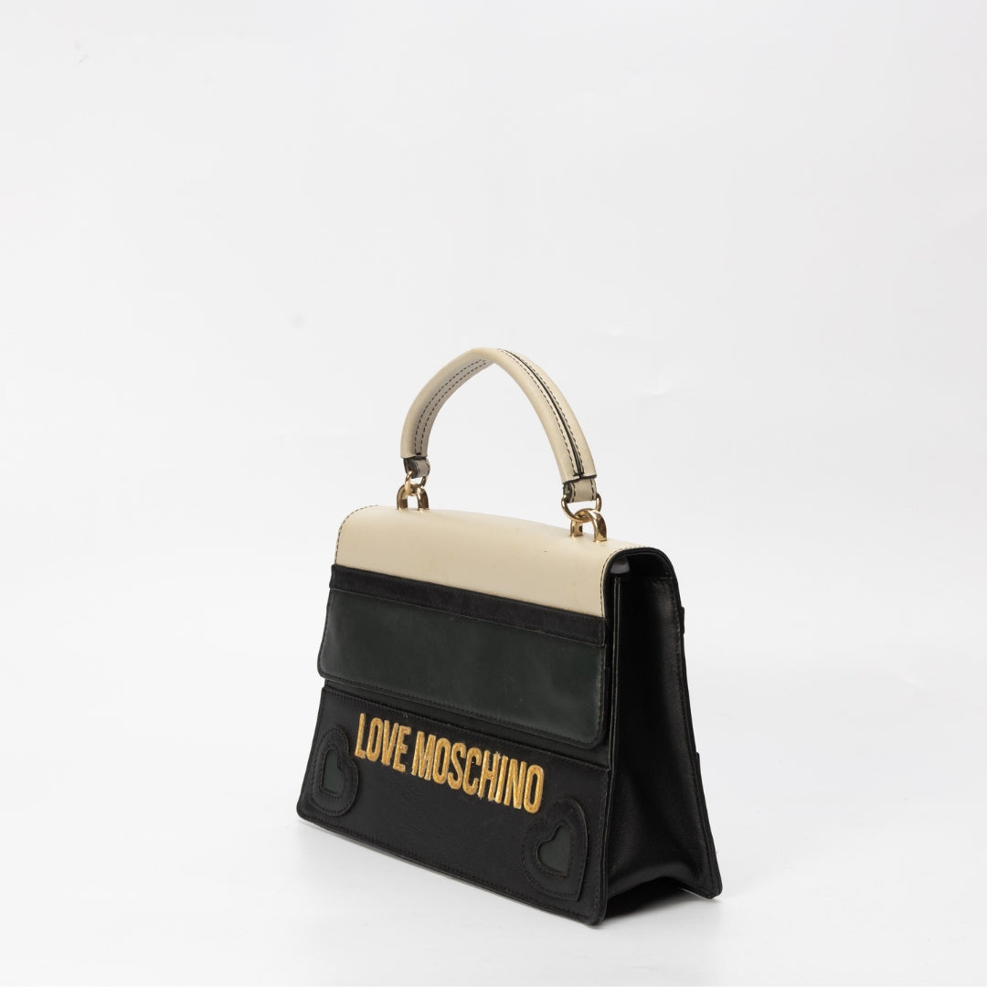 Love Moschino Patch-work Satchel