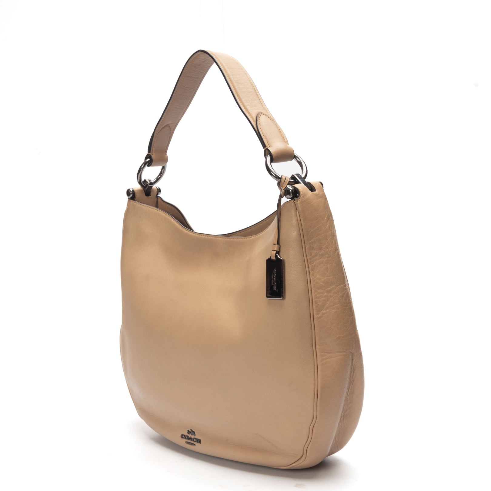 Coach Mae Beige Convertible Hobo Bag