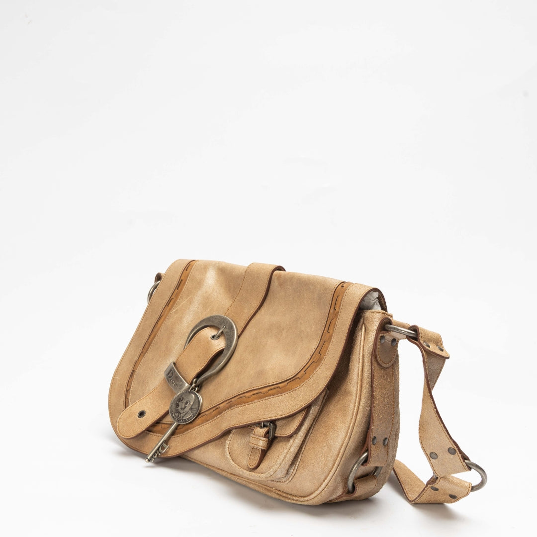 Dior Vintage Gaucho Double Saddle Bag