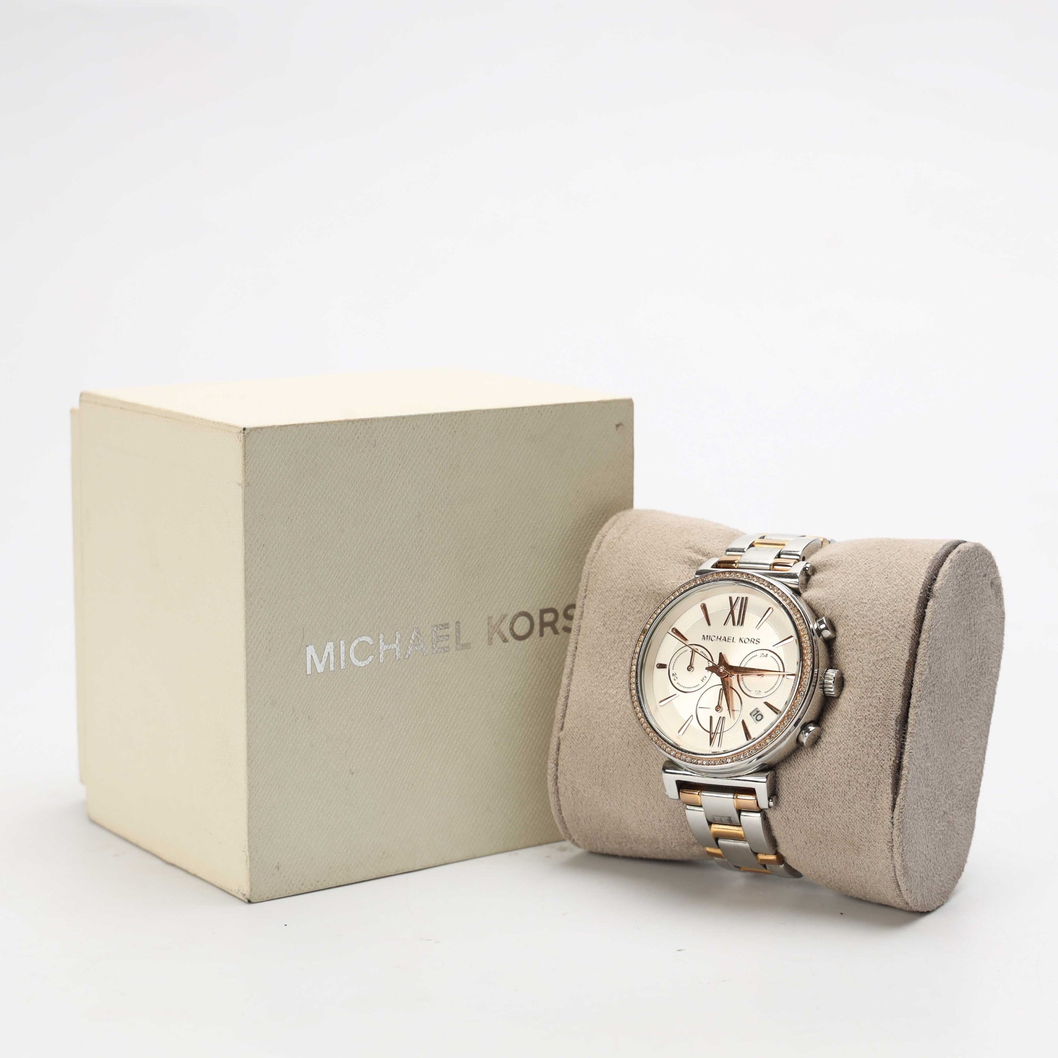 Michael Kors Sofie Pave Two-Tone Watch