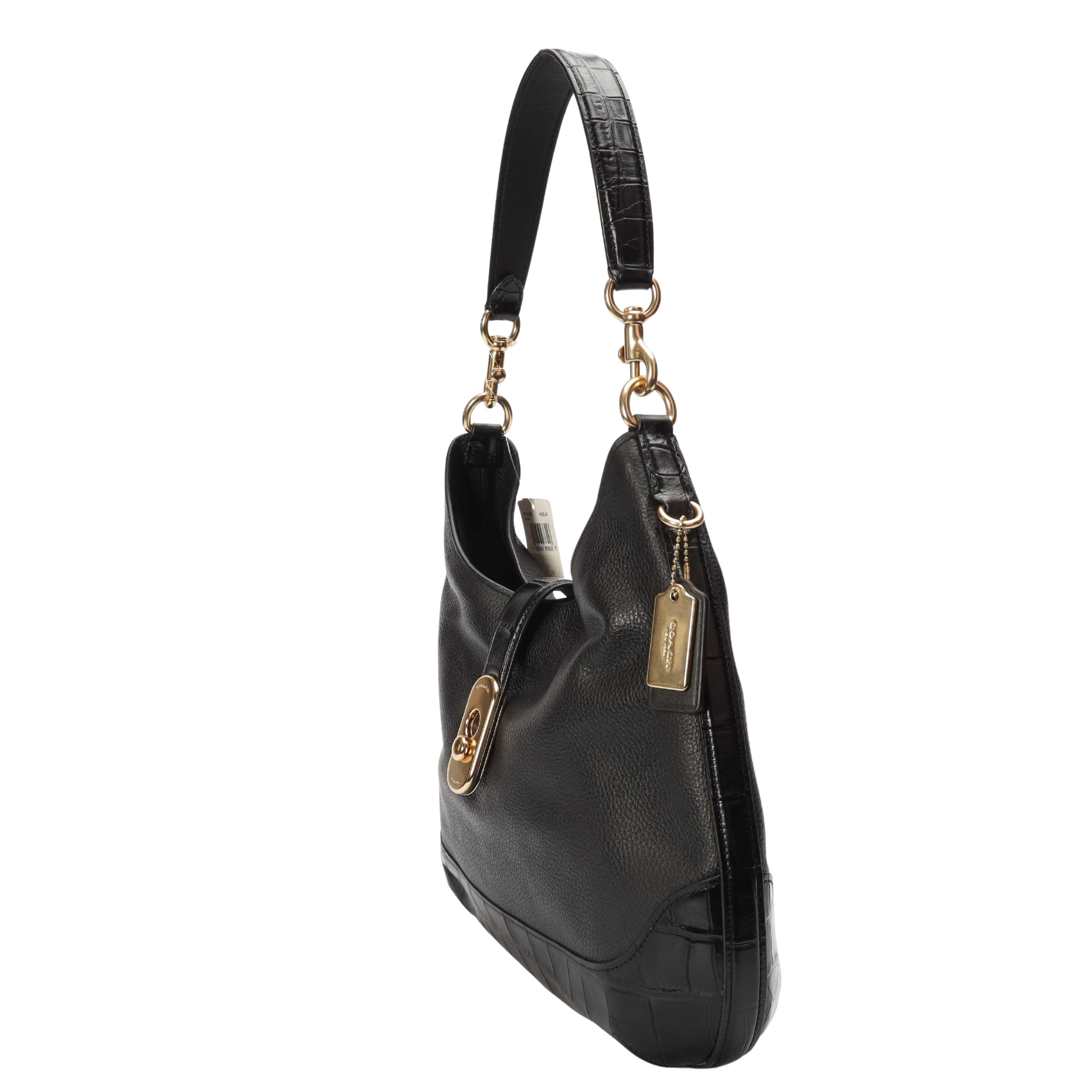Coach Black Amber Hobo Bag