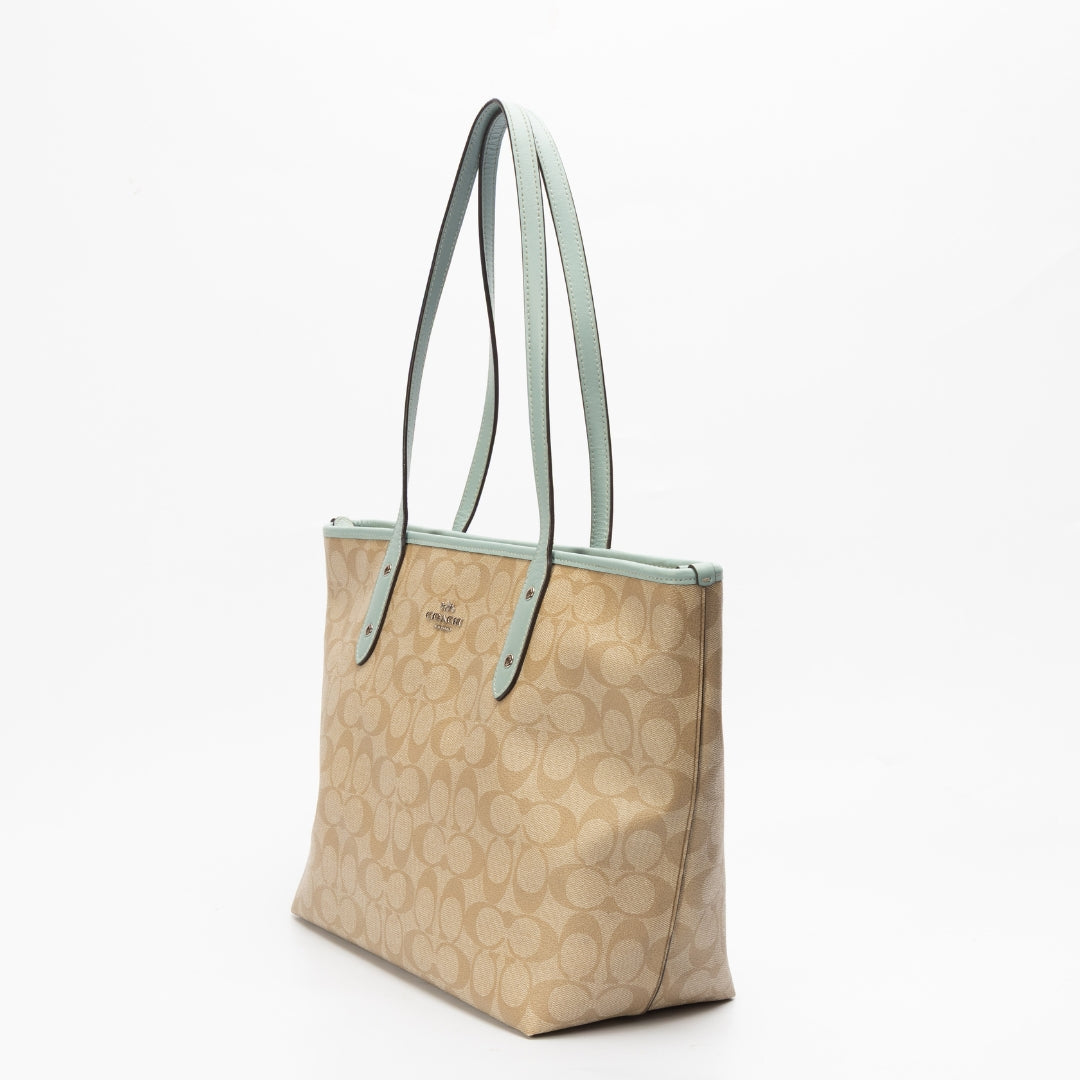 Coach City Tote Bag in Signature Canvas
