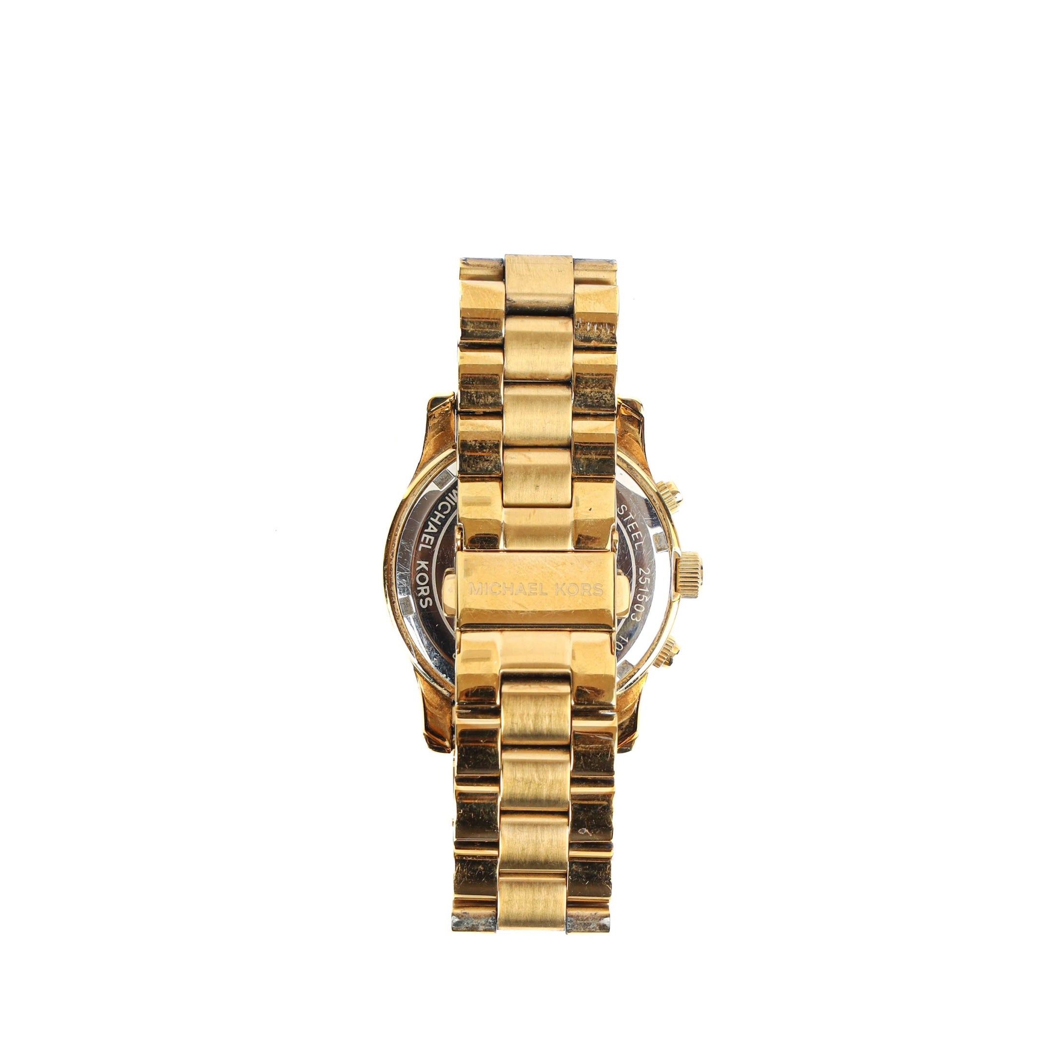 Michael Kors Runway Orange Dial Watch