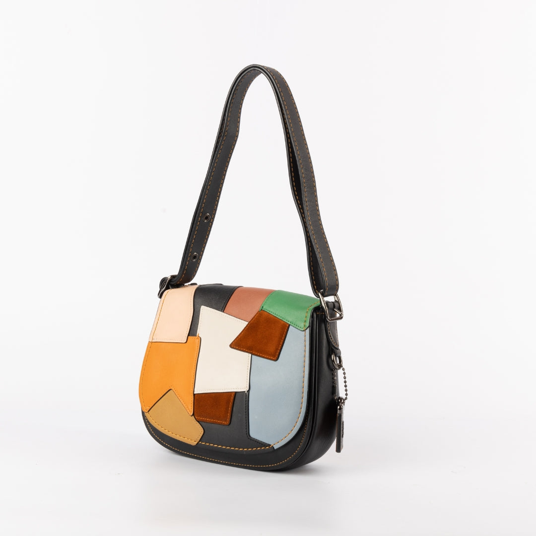 Coach Saddle 23 With Patchwork Crossbody Bag