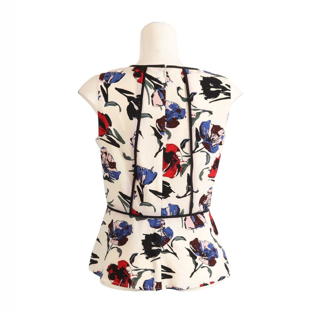 Banana Republic Floral Peplum Top