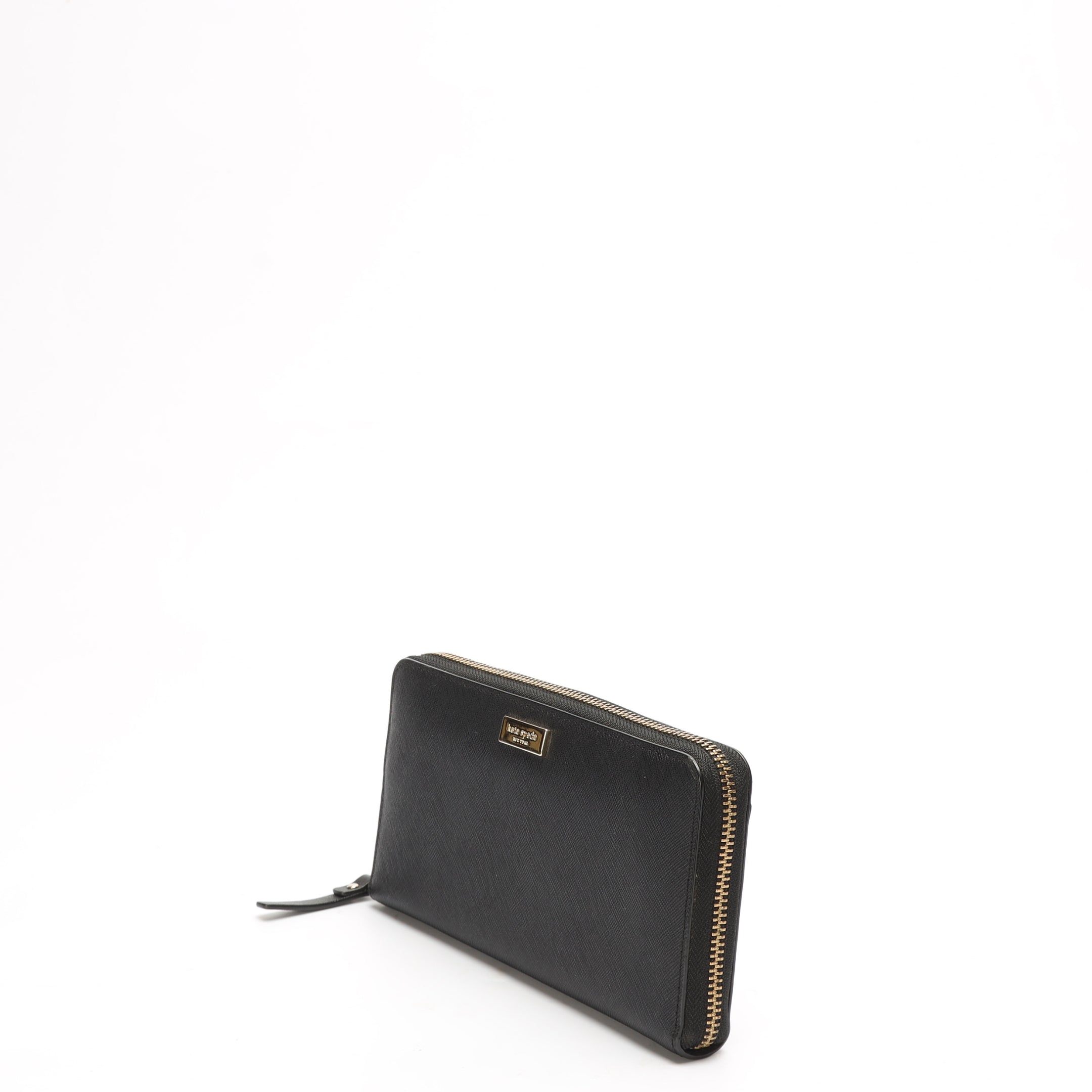 Kate Spade Black Zip Around Wallet