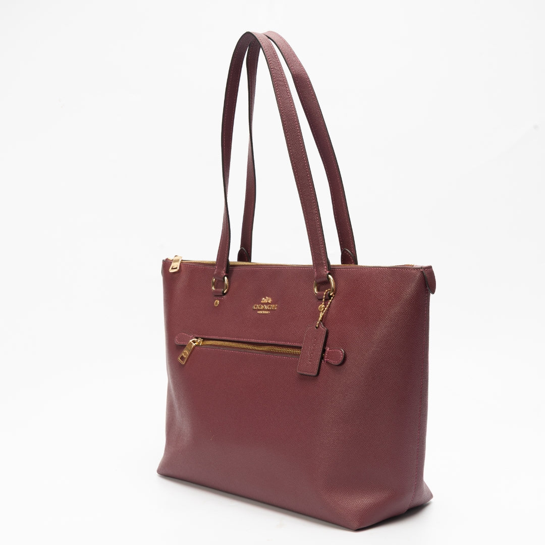 Coach Gallery Maroon Tote