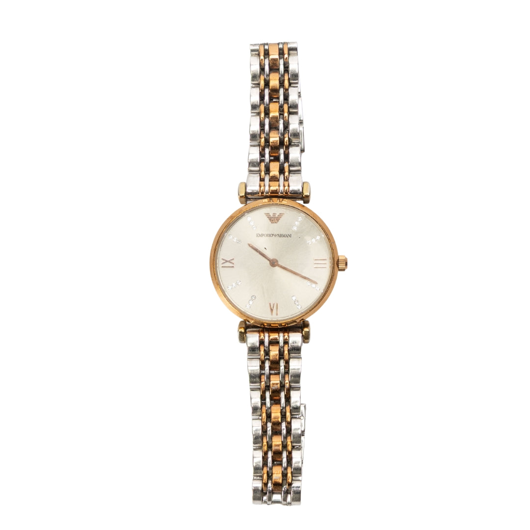 Emporio Armani Women Mother-of-Pearl Dial Watch