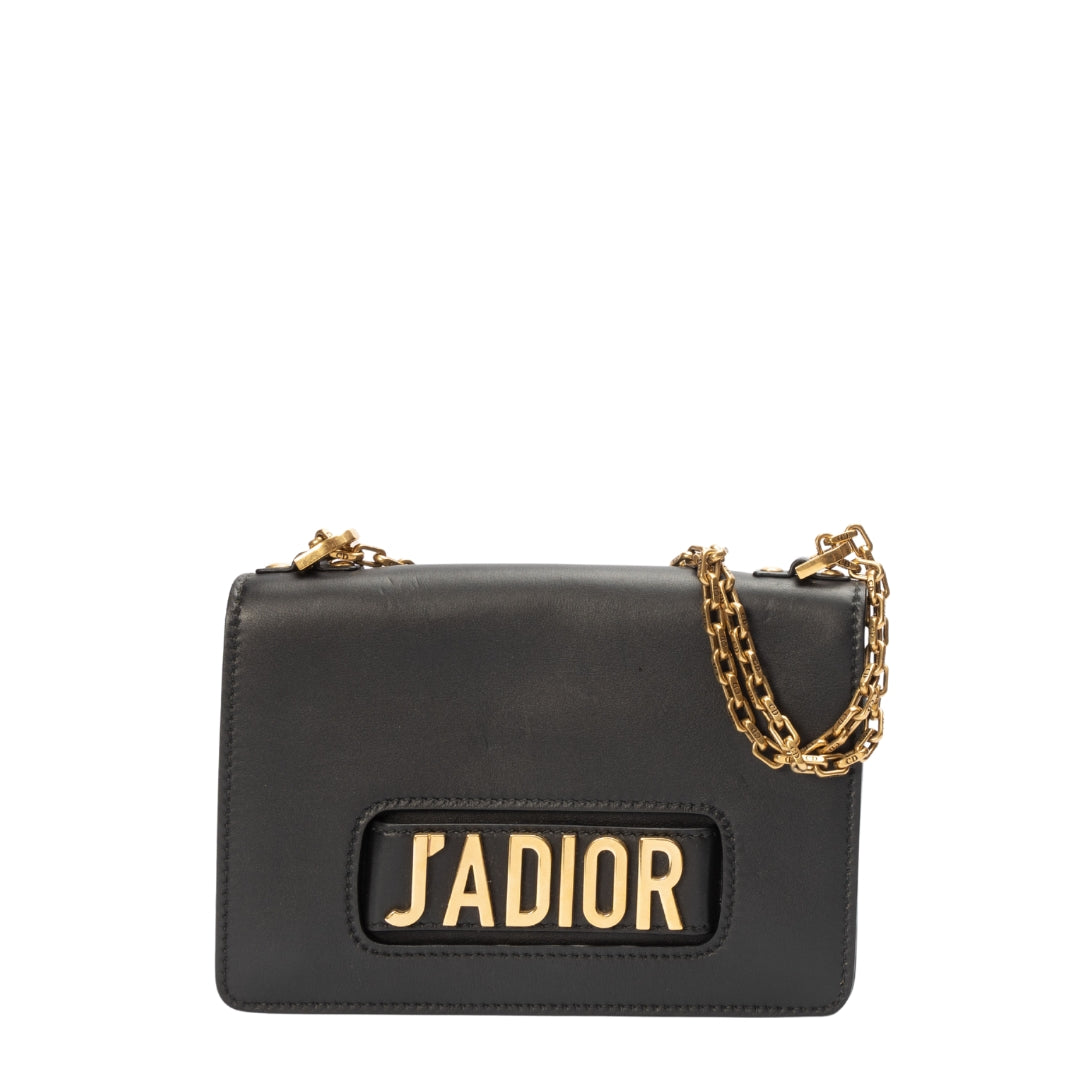 Dior Black J'adior Medium Flap Bag