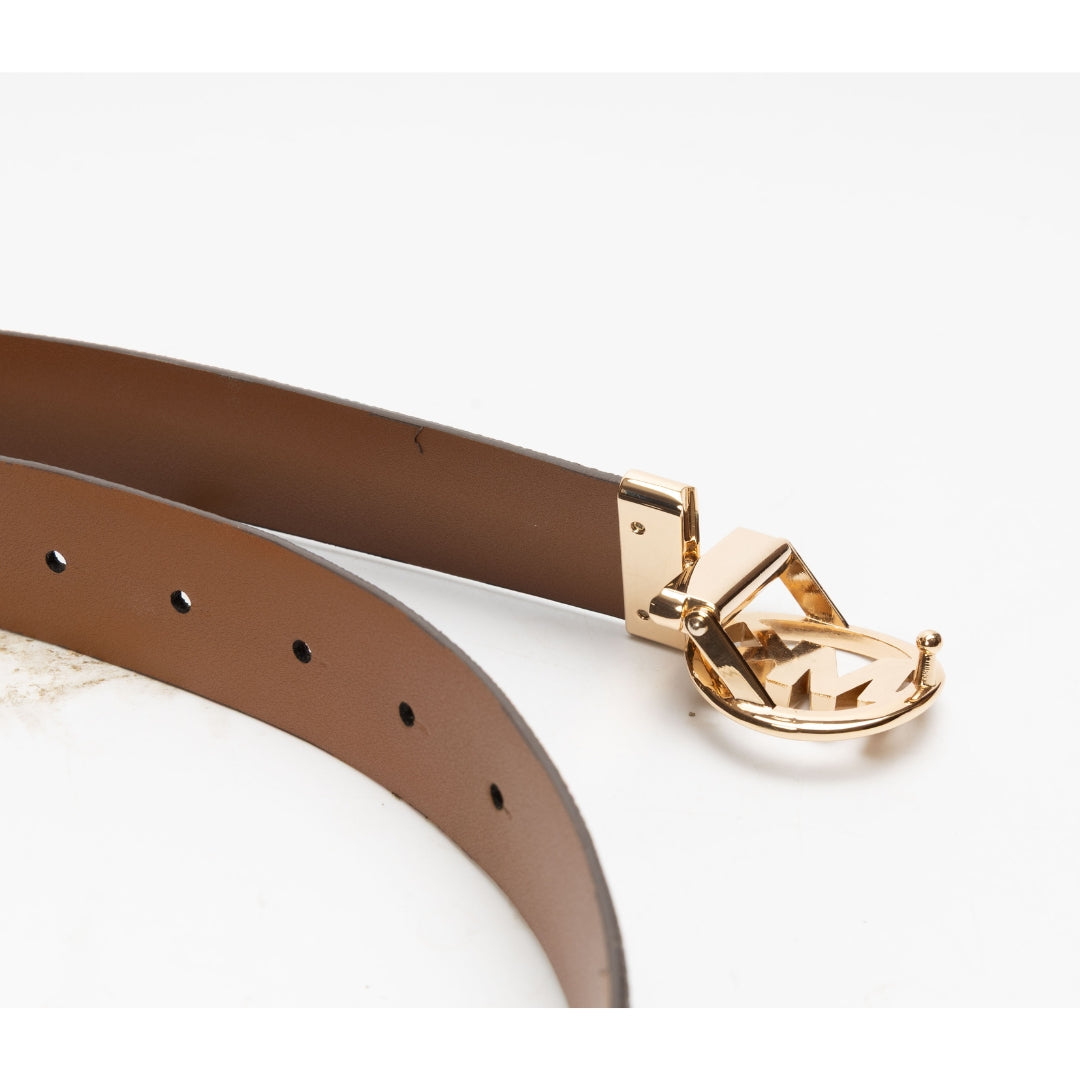 Michael Kors Reversible Logo and Leather Belt