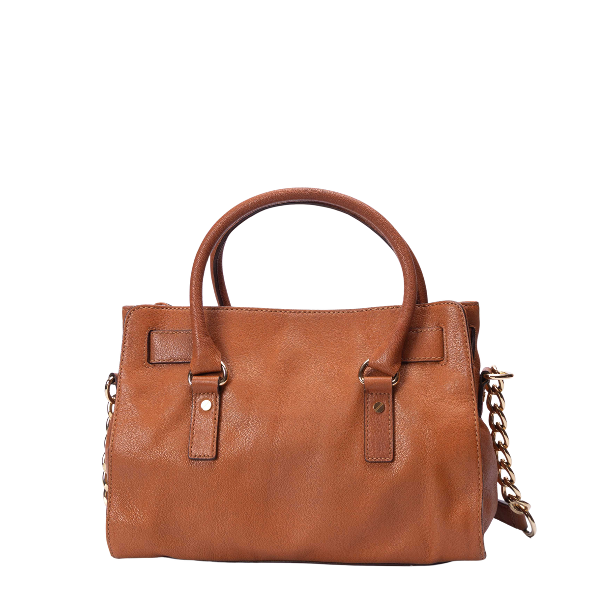 Michael Kors Brown Hamilton Moderne Convertible Satchel