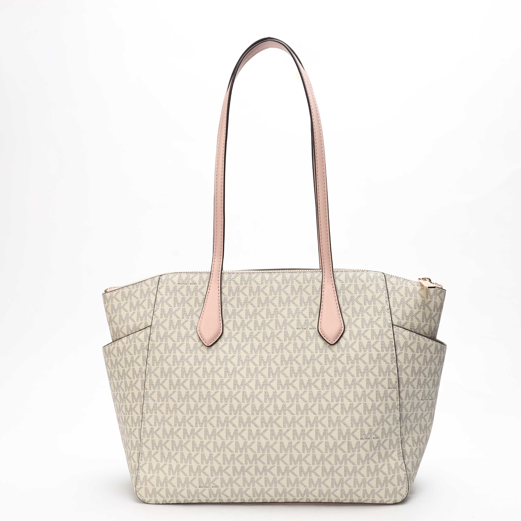 Michael Kors Marilyn Medium Vanilla Logo Tote