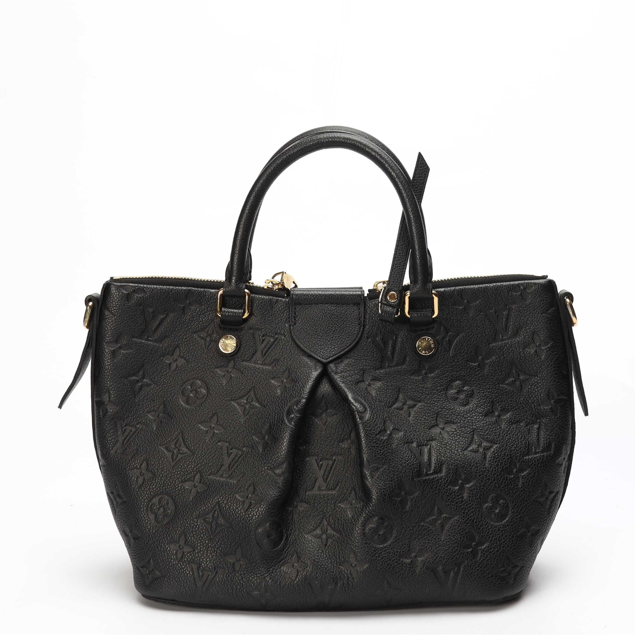 Louis Vuitton Black Monogram Empreinte Mazarine Satchel
