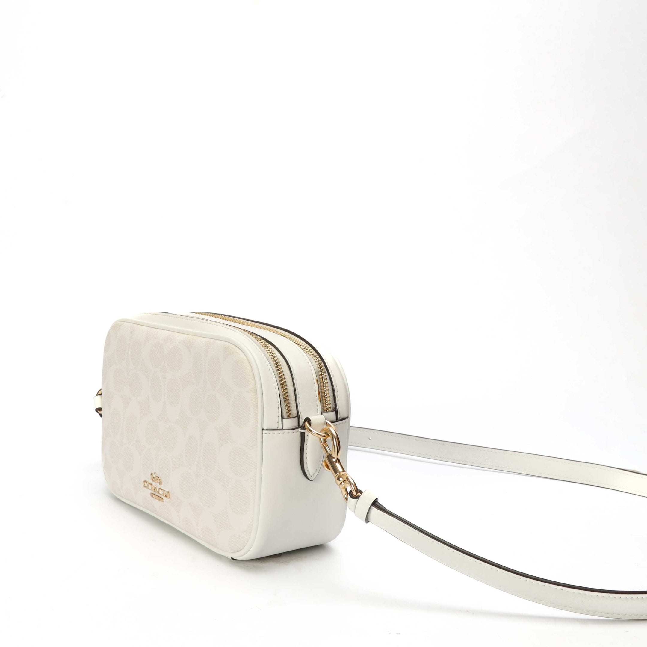 Coach White Jamie Camera Crossbody Bag
