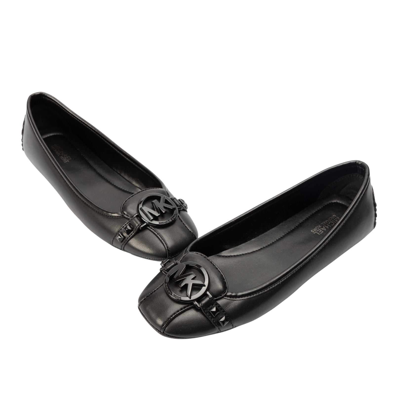 Michael Kors Black Fulton Studded Moccasin