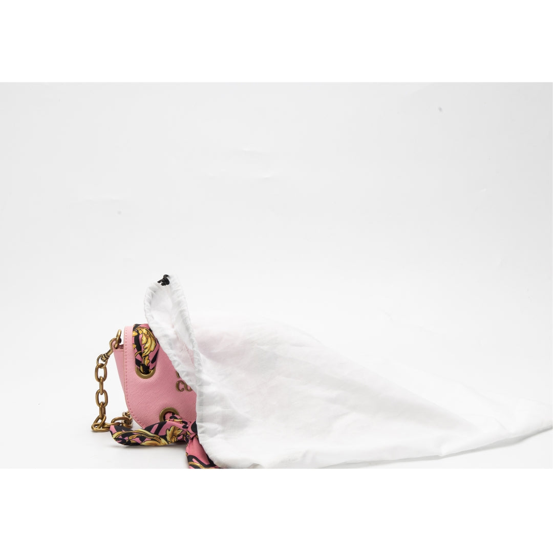 Versace Jeans Couture Pink Chain Crossbody Bag