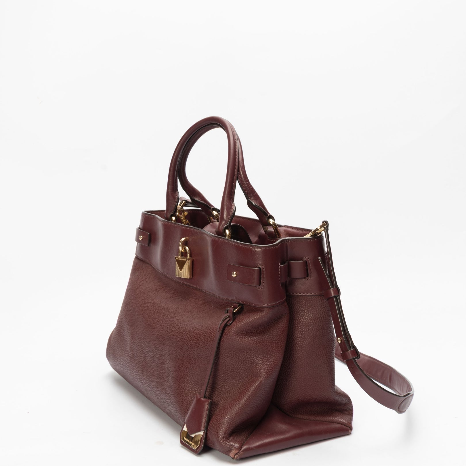 Michael Kors Gramercy Maroon Satchel