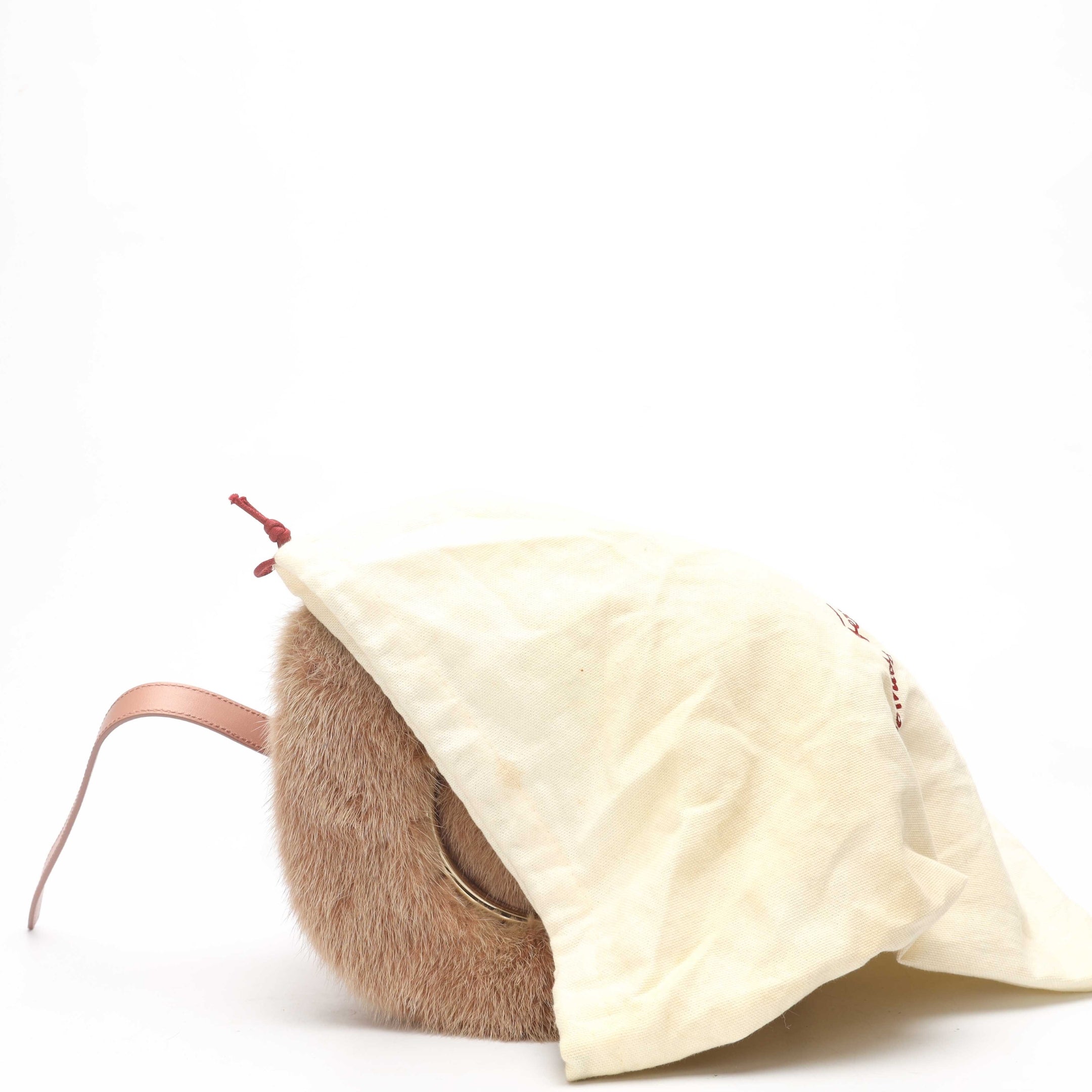 Salvatore Ferragamo Vela Mink Crossbody Bag