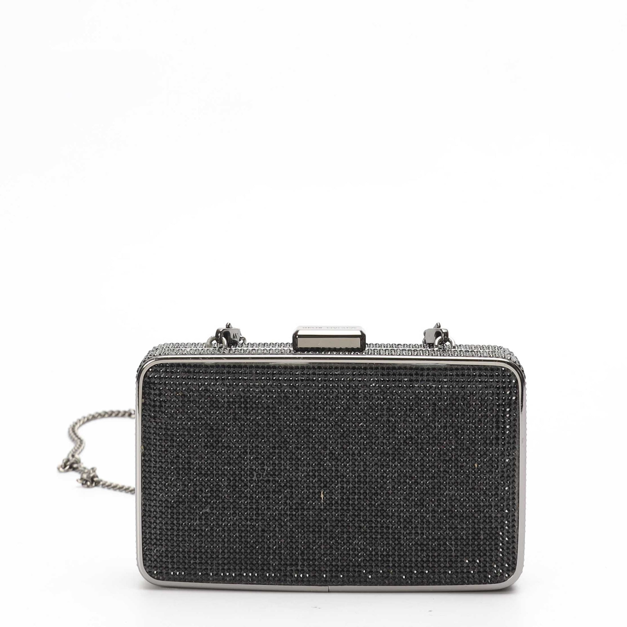 Michael Kors Elsie Black Crystal Clutch