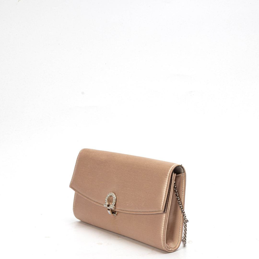 Salvatore Ferragamo Pink Gancini Mini Shoulder Bag