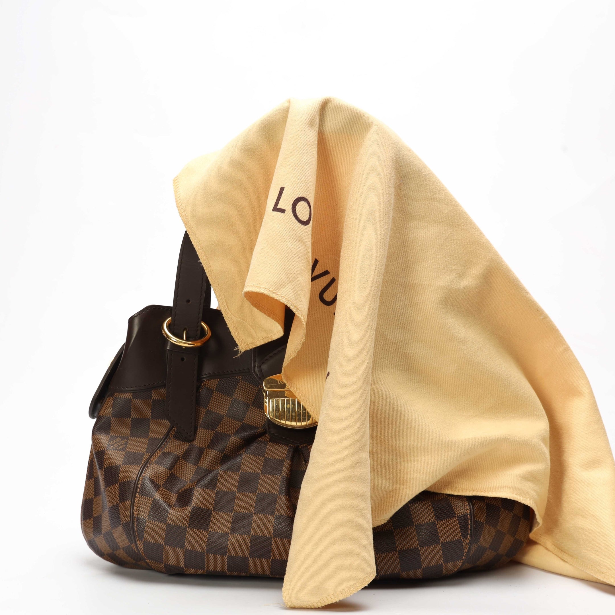 バッグ Louis Vuitton Damier Ebene Sistina Louis Vuitton Damier Ebene Canvas Sistina Bag