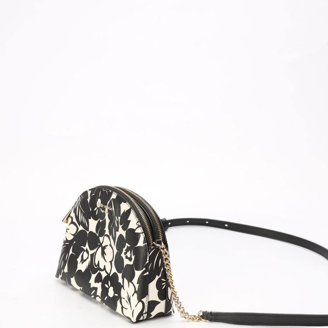 Kate Spade Morgan Tropical Foliage Dome Crossbody Bag