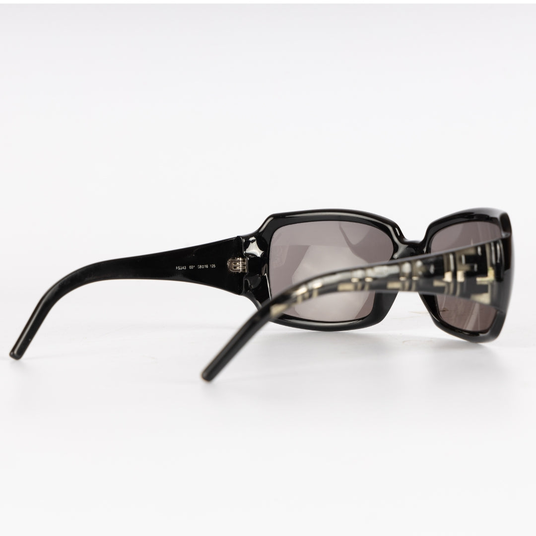 Fendi Vintage Logo Black Sunglasses