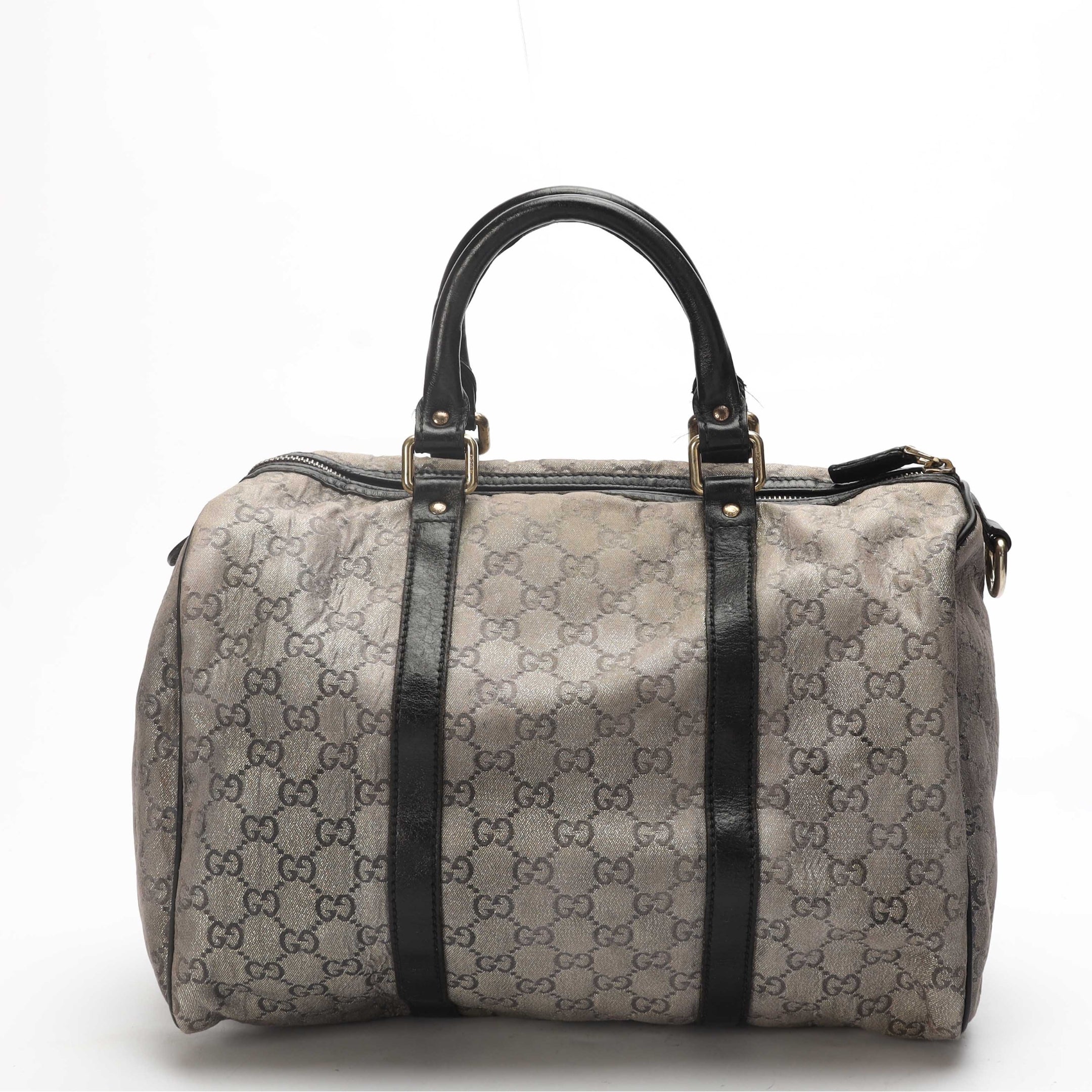 Gucci Grey GG Joy Boston Bag