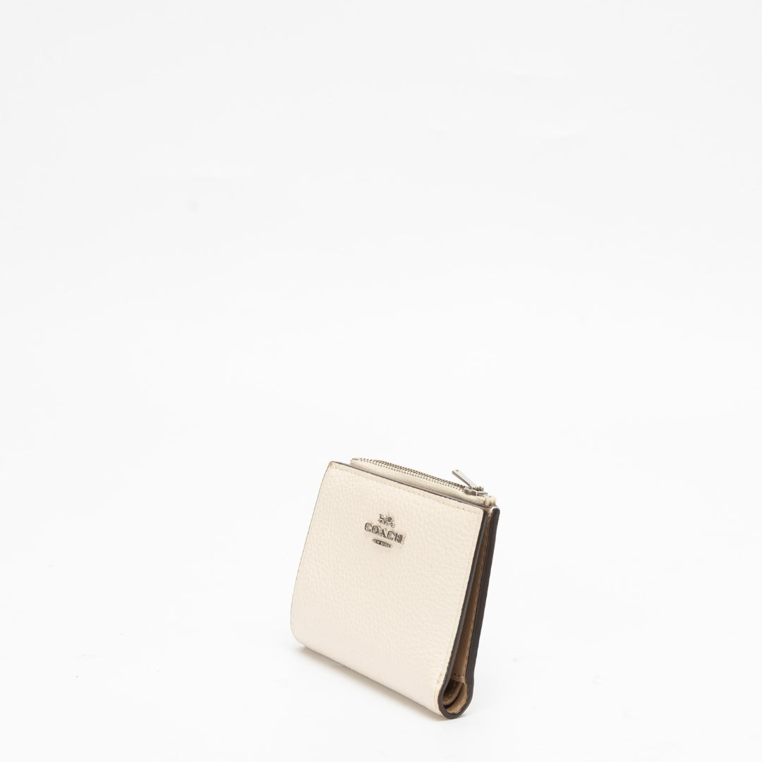 Coach White Bifold Wallet