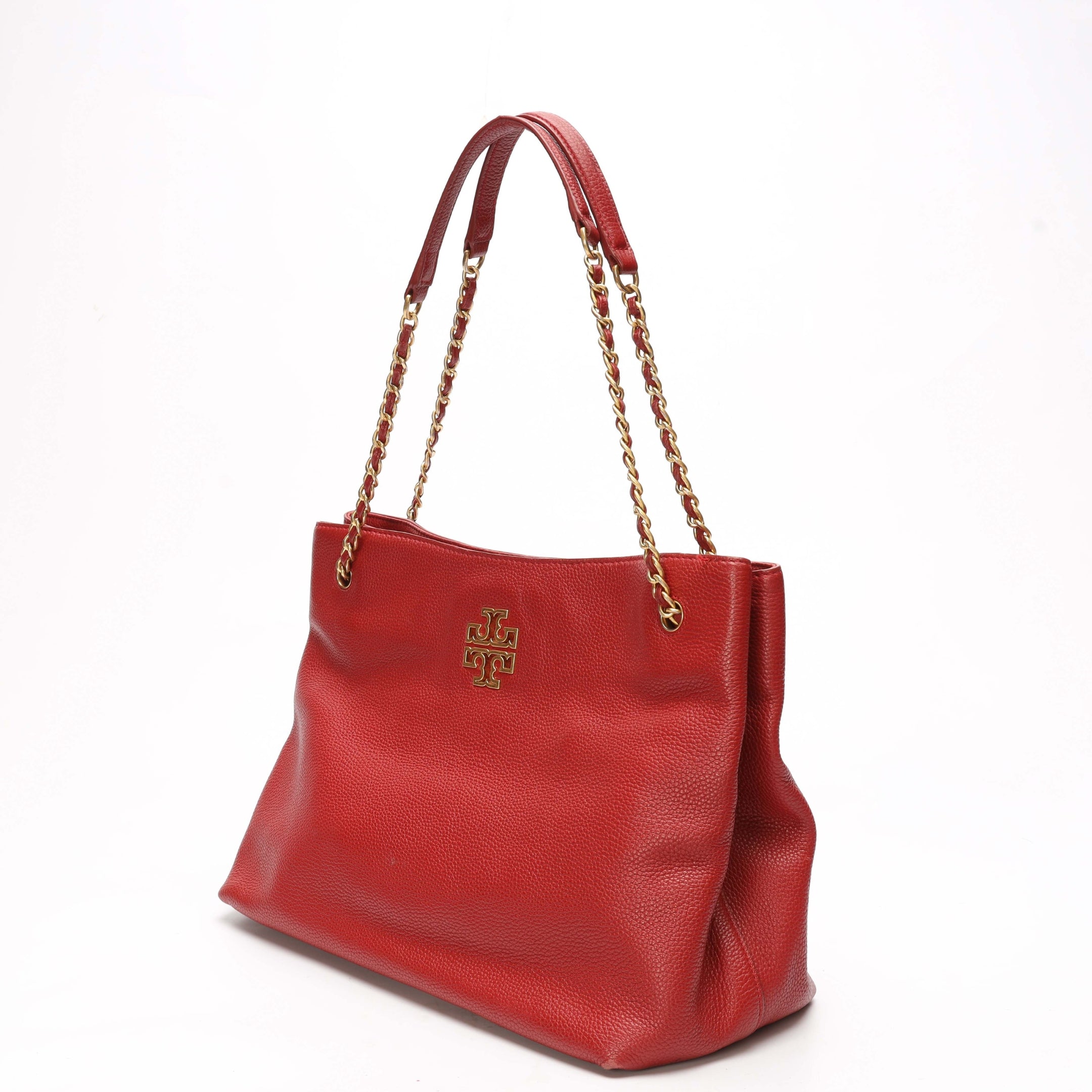 Tory Burch Britten Red Tote