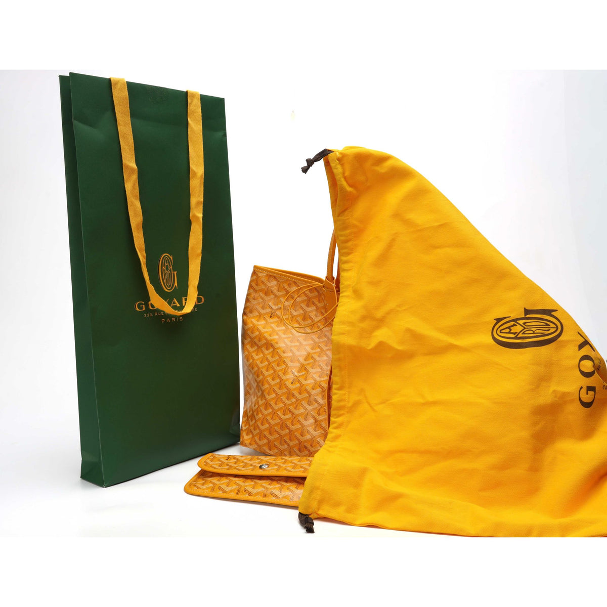 Goyard Saint Louis PM Yellow Tote