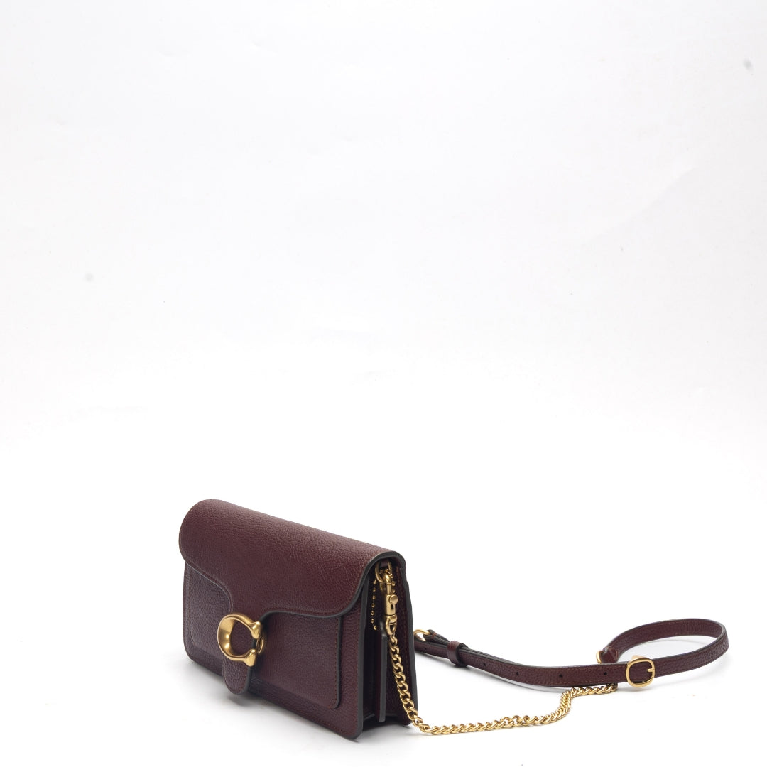 Coach Tabby Maroon Medium Sling Bag