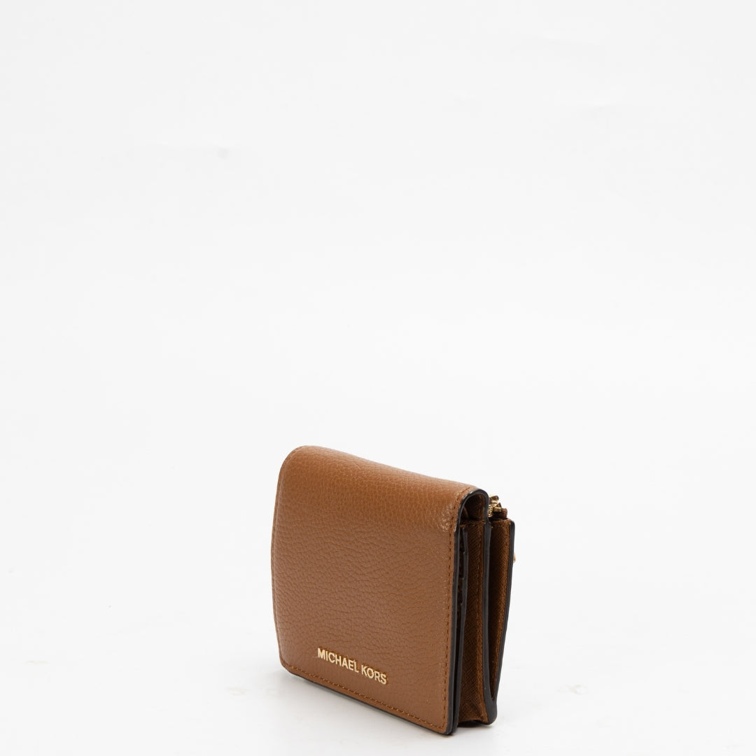Michael Kors Brown Empire Tri-Fold Wallet