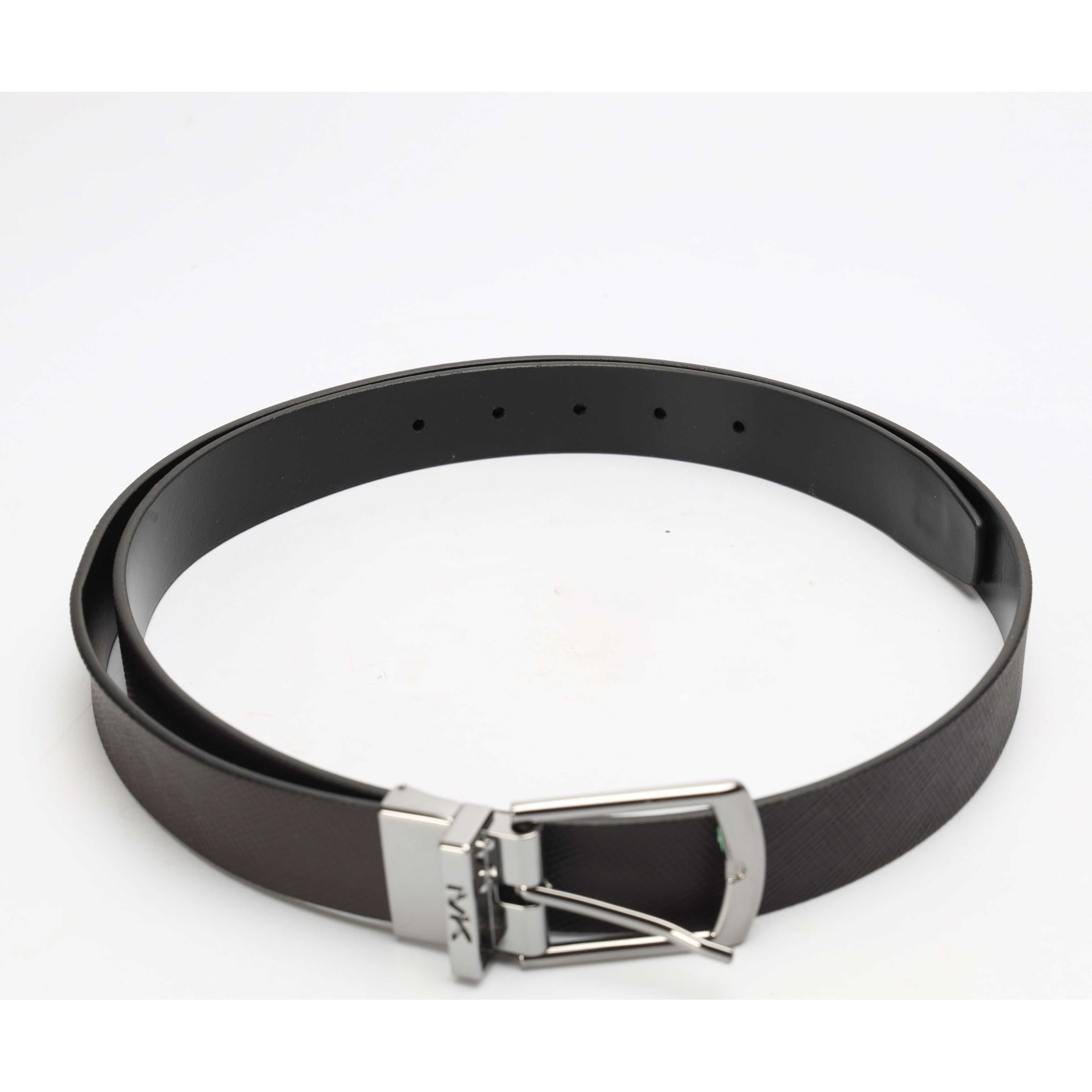 Michael Kors Black MK Buckle Belt