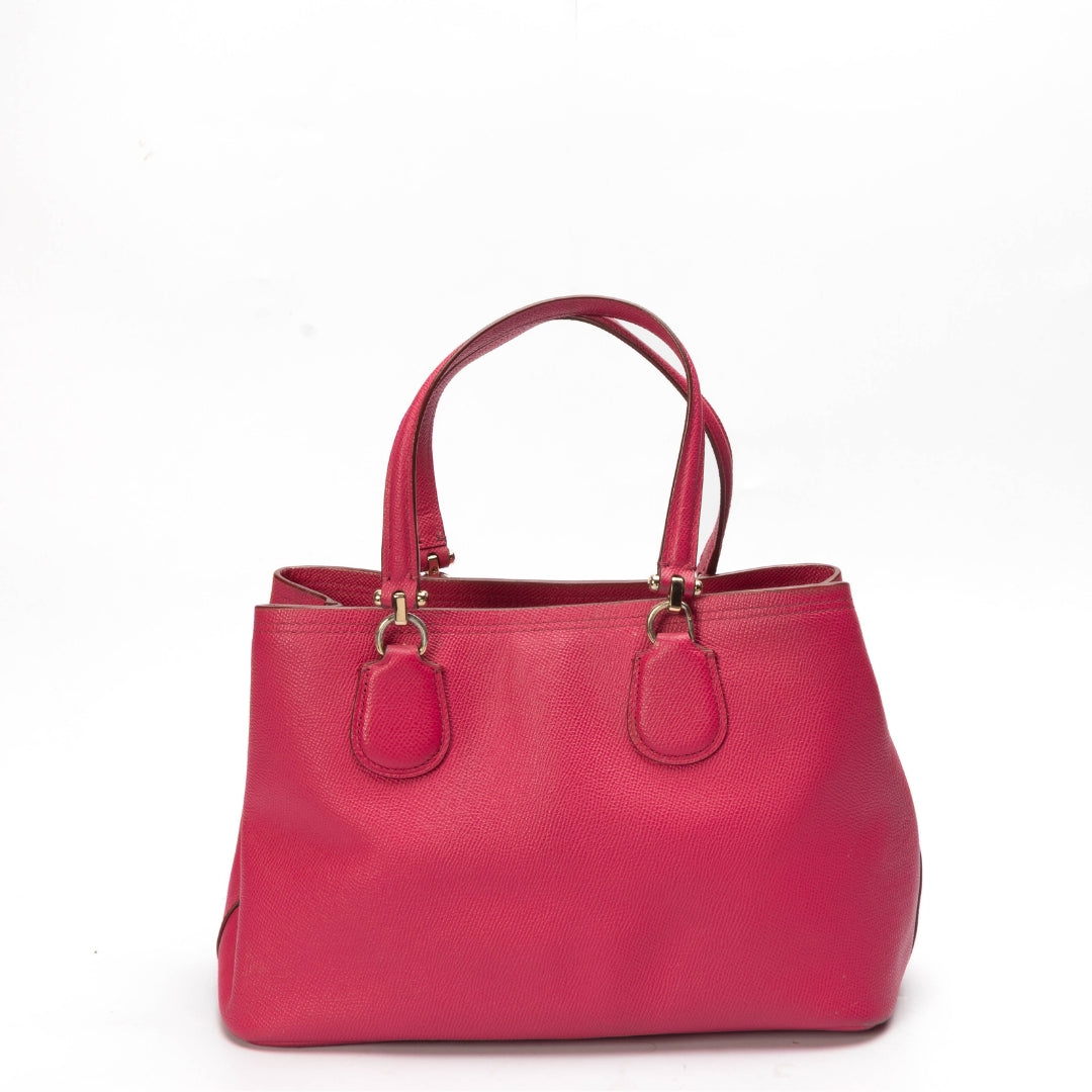 Coach Kitt Pink Carryall Convertible Satchel