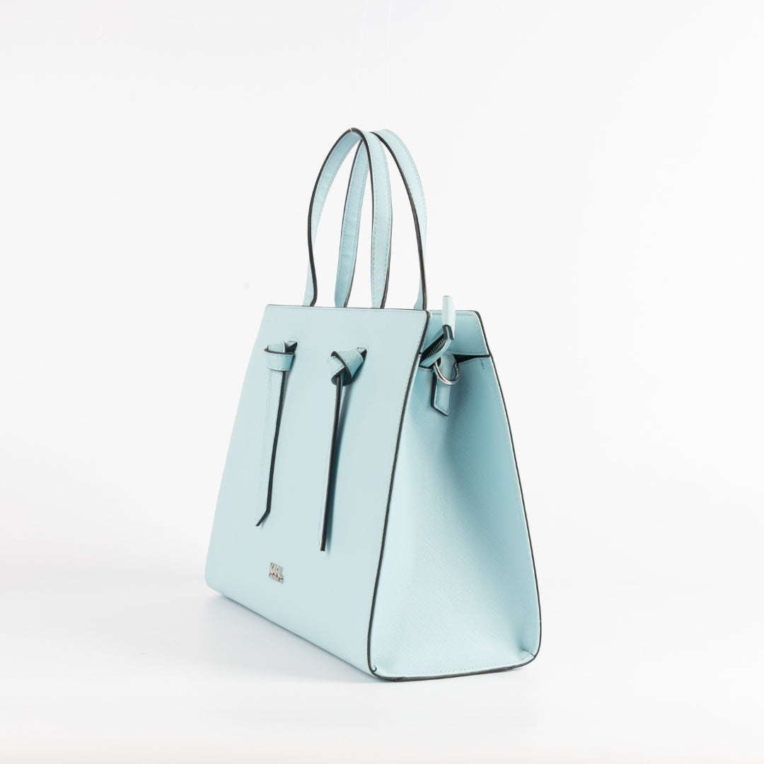 Karl Lagerfeld Blue Leather Tote