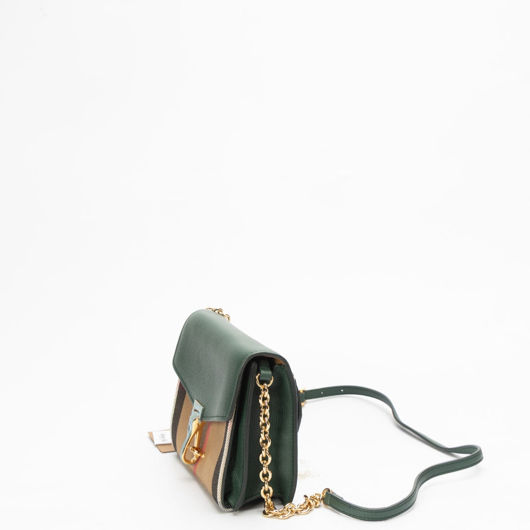 Burberry Macken Vintage Check Crossbody Bag