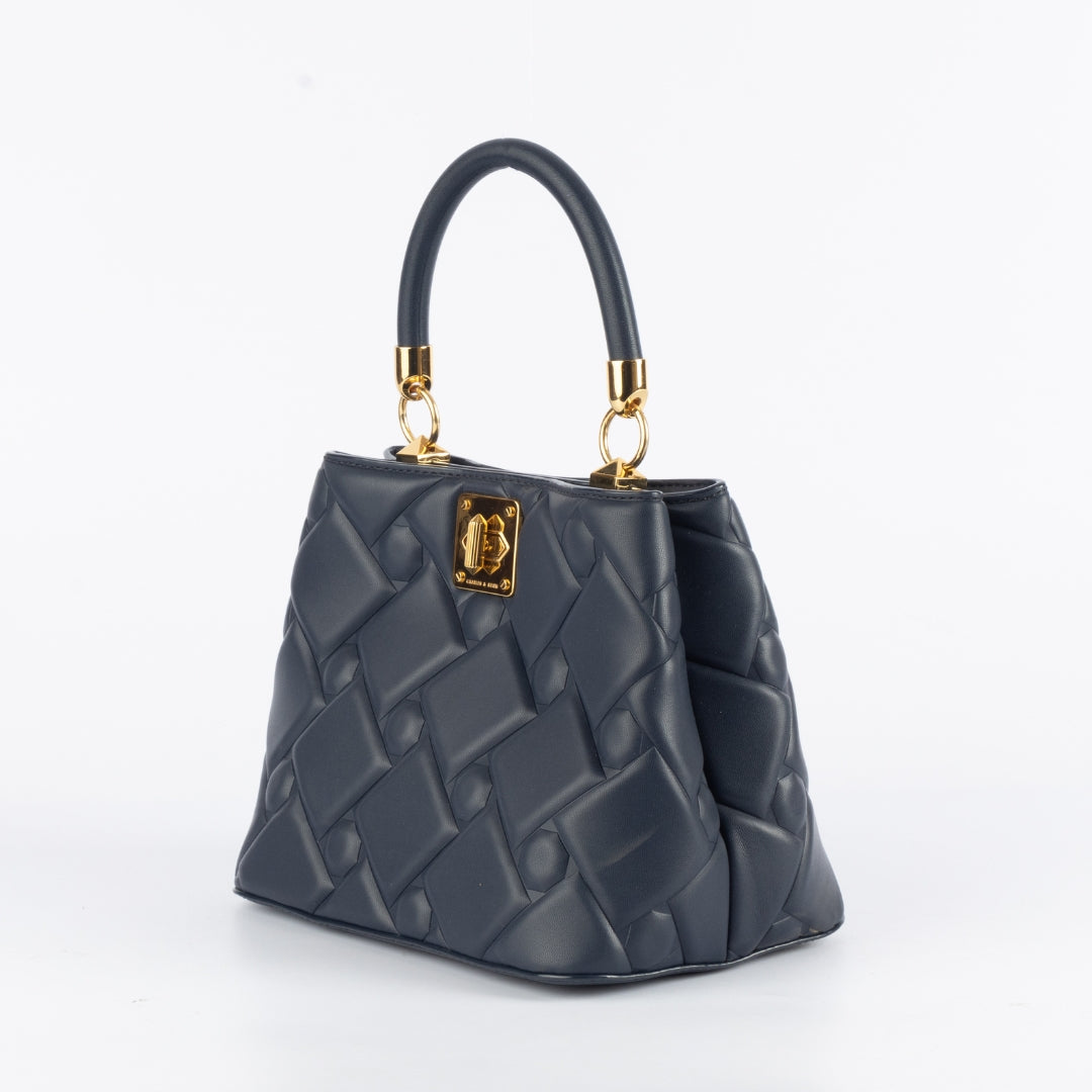 Charles & Keith Tillie Quilted Top Handle Bag