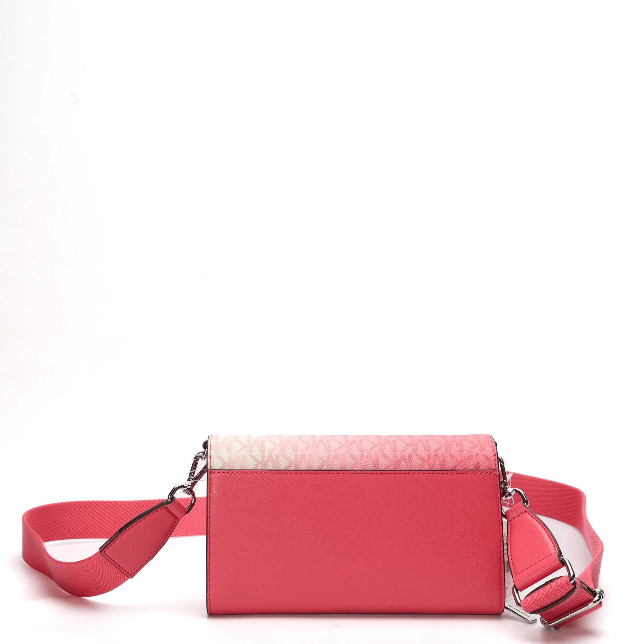 Michael Kors Jet Set Pink Ombre Logo Crossbody Bag