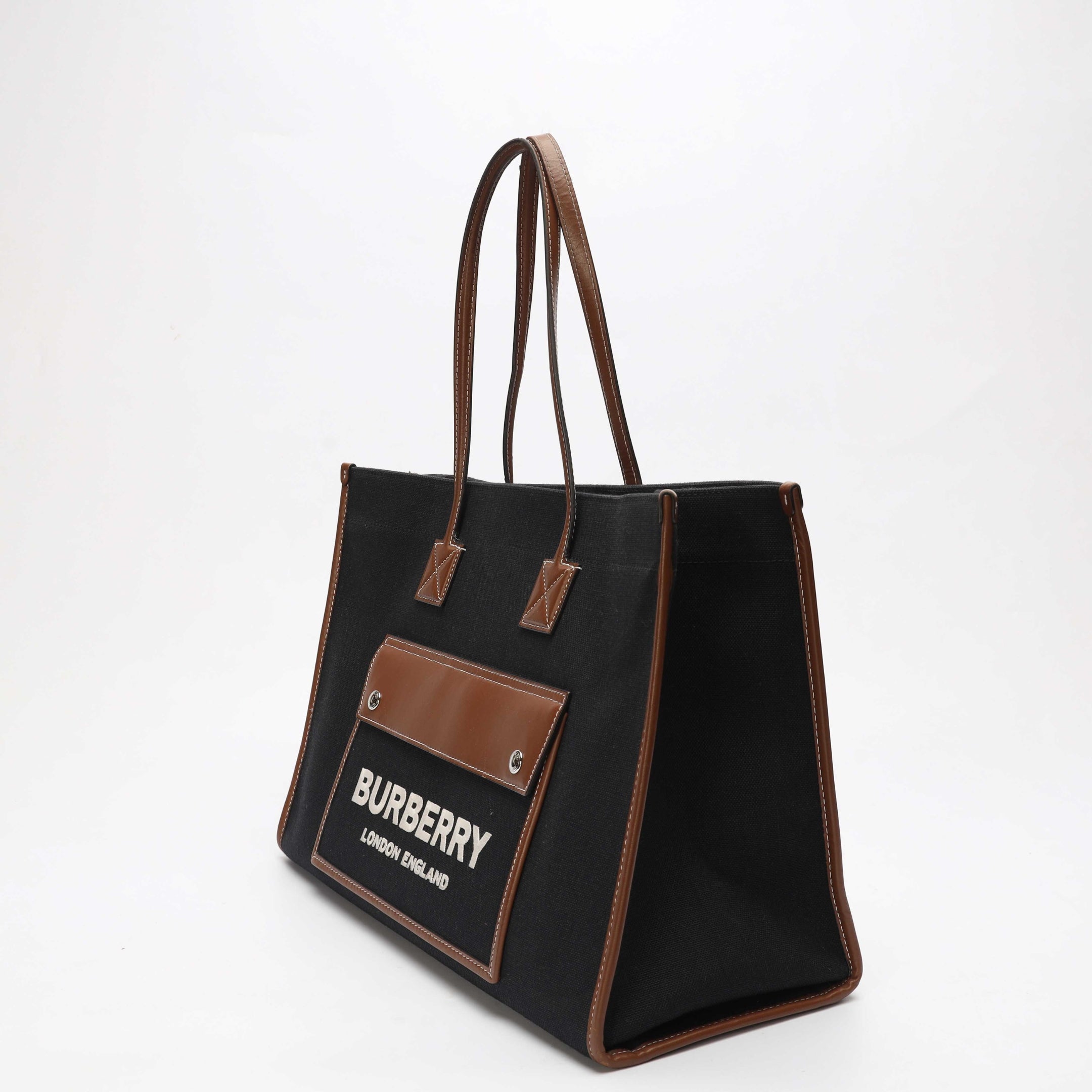 Burberry Black Freya Large Tote