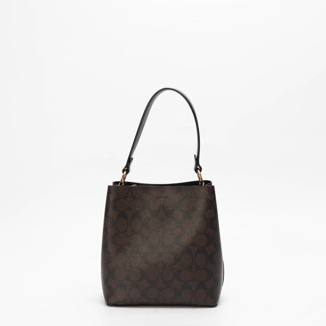 Coach Signature Canvas Mollie Bucket Bag 22