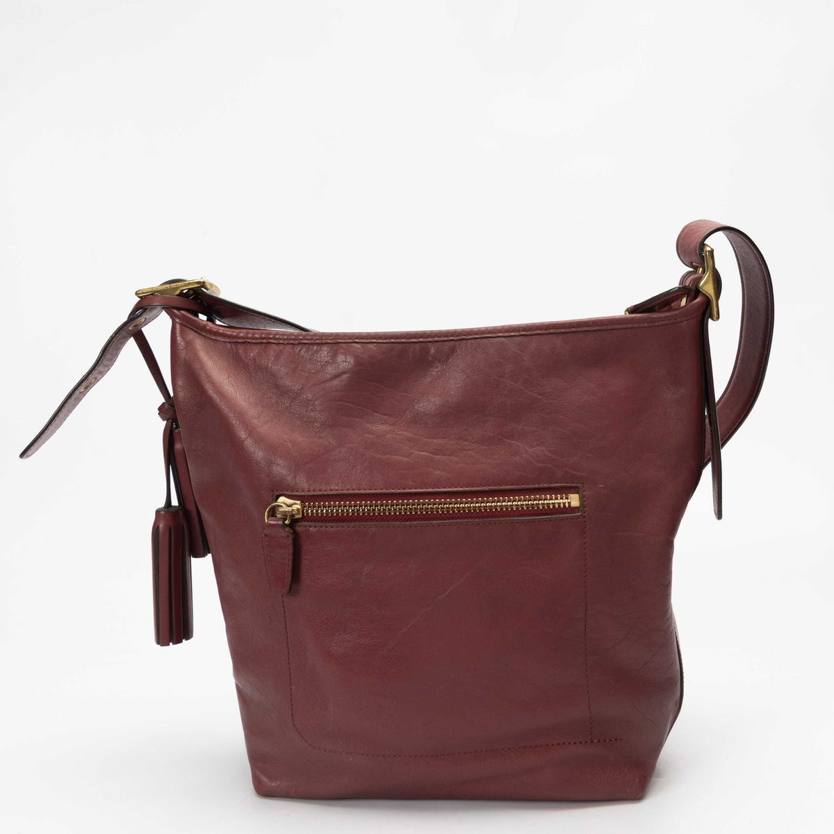 Coach Burgundy Duffle Bag