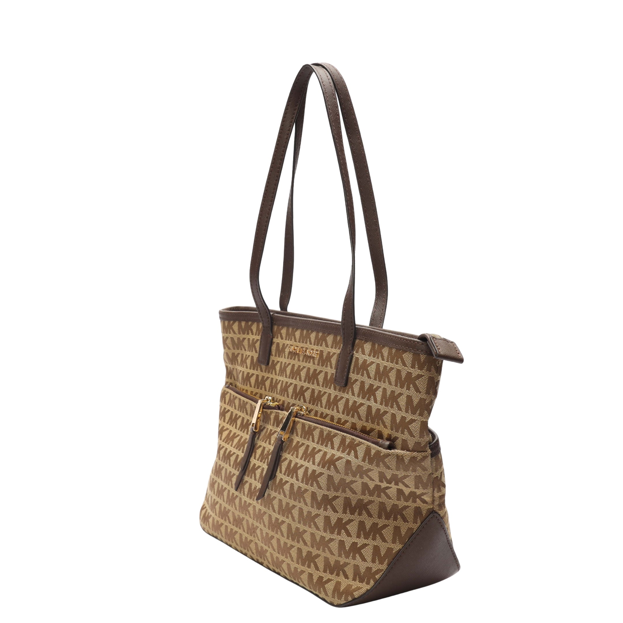 Michael Kors Kempton Brown Logo Tote