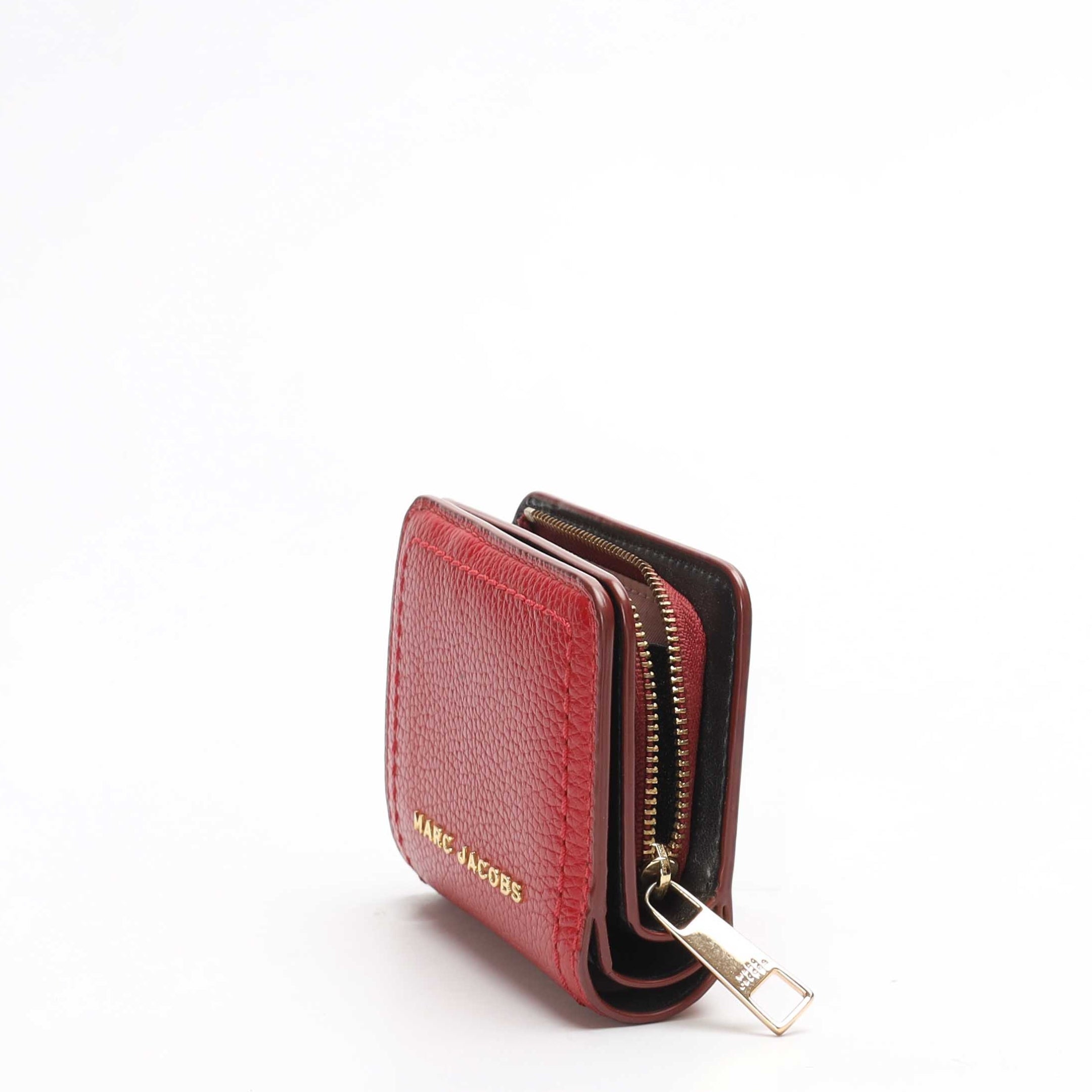 Marc Jacobs Red The Leather Mini Compact Wallet