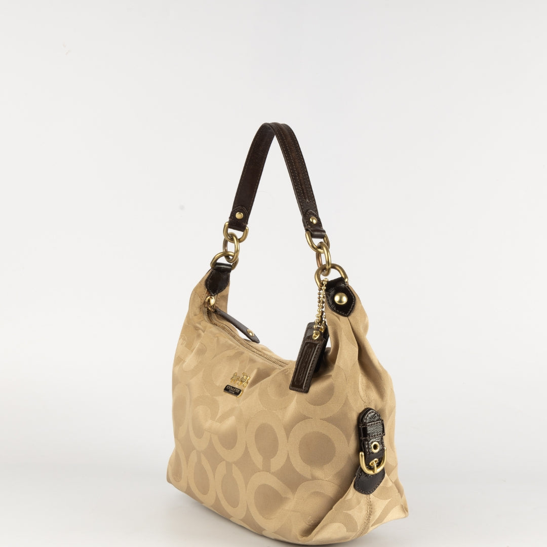 Coach Madison Op Art Hailey Hobo Bag